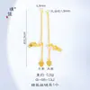 Tienda de Oro Puzuo Mismo Estilo Arena Dorada Accesorios DIY Calabaza Corazón Bolsa de la Suerte Cadena de Cola Cadena de Extensión Pulsera Collar Hebilla de Cierre