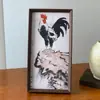 Nuevo Estilo Chino Salón de Jade Pintura Decorativa Rica Marco de Fotos Pintura de Mesa Pintura China Grabada de Nuevo Pintura Colgante para Entrada Sala de Estar Adornos de Escritorio