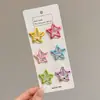 Pinzas para el pelo de estrella para niñas pequeñas, pinzas BB para flequillo lateral que no dañan el pelo, lindas pinzas para flequillo, accesorios para el pelo
