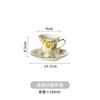 Taza Estilo Europeo Taza de Té Perfumado Café Platillo Juego de Tetera Retro Pastoral Vintage Juego Estilo Palacio Olla de Cerámica Taza