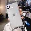 Novo cordão de acrílico para Apple 16promax comprimento ajustável 15 diagonal 14 cordão 11 capa de celular