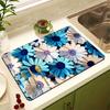 Esterilla absorbente de diatomeas para cocina, absorbente de barro, para mesa de centro, estilo pastoral, con aislamiento antiescaldaduras y viento fresco, suministro directo de fábrica