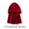 Gorro de punto de cachemira liso estilo coreano para otoño e invierno, unisex, casual, versátil, cálido y resistente al frío
