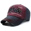 Gorra Lavada con Letra Transfronteriza para Hombre Gorra de Camionero Retro Europea y Americana Protector Solar Exterior Copete Profundo Sombrero Pequeño que Muestra la Cara para Mujer