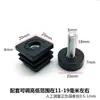 Diámetro 20 base ajustable para soporte de exhibición base ajustable en altura hardware de pie irregular tapón de tuerca de pie ajustable de plástico