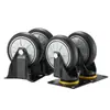 Ruedas especiales para carritos de plataforma plana de plástico, ruedas universales ultra silenciosas de 4 pulgadas 5 pulgadas, ruedas silenciosas de goma TPR