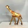 Corte Láser Ensamblado 3D Contrachapado Iluminación LED Forma de Animales del Bosque Muebles para el Hogar Luces Decorativas