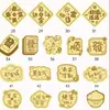 Adesivo de Traseira de Celular em Folha de Ouro 2Mg com Processo Opcional de Relevo, Apresentando Designs de Princesa, Riqueza, Dinheiro e Fortuna, um Pequeno Presente para Boa Sorte
