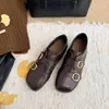Zapatos Birkenstock para Mujer con Tacón Grueso que Aumentan la Altura 2026 Otoño Nuevos Zapatos Pequeños de Piel Mocasines de Conducir Mary Janes Planos