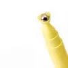 Comercio Electrónico Transfronterizo Amarillo Rollerball Crema para Ojos Pluma Roll-on Masajeador Tubo de Crema para Ojos Rollerball Botella de Sérum Material de Empaque Cosmético Fabricante
