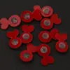 Brincos Joias DIY Tarraxas para Orelha Ganchos de Orelha Acrílico Antiderrapante Anti-Queda Plástico Coração de Pêssego Acessórios de Plug para Orelha Anti-Queda