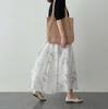 O Temperamento de Fada É Deslumbrante~ Fica Ótimo Não Importa Como Você Estiliza. Vestido Midi Floral de Cintura Alta Linha A Novo Verão 2026