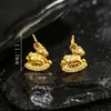 Prata 925 Banhada a Ouro Cavalo de Troia Incrustado com Diamantes Acessório DIY Moda Nicho Personalidade Acessório Versátil