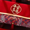 Sobres Rojos de Boda al por Mayor para Matrimonio, Bolsas de Sobres Rojos de Tela Especial para el Pago de Cambio de Nombre de los Padres, Venta Directa de Fábrica con Estampado Dorado