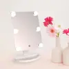Espejo de maquillaje Hollywood con bombillas LED, espejo de maquillaje eléctrico dual con batería y USB, 2019, europeo y americano, Hollywood