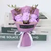 Mini Ramo Día de la Mujer Día de la Diosa Flor de Jabón Rosa Caja de Regalo de Boda con Regalos de Acompañamiento para Boda