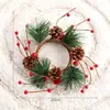 Decoraciones Populares de Corona Navideña de Amazon Exhibiciones Navideñas para Ventanas DIY Decoraciones para Puertas Decoraciones para Lugares Coronas Navideñas