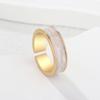 Anillo de esmalte epoxi estilo coreano diseño personalizado de alta gama estilo frío anillo abierto accesorios al por mayor