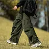 Macacão Estilo Japonês Cityboy Masculino Outono e Inverno Tamanho Grande Esportivo Casual Forrado com Fleece Espessado Veludo Cotelê Solto Calça de Perna Larga