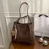 Bolso Tote de Gamuza de Gran Capacidad para Mujer 2025 Nuevo Bolso Bandolera de Alta Gama Bolso de Hombro Bolso de Axila Moda Retro