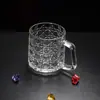 Taza de Vidrio con Asa para el Hogar, Taza para Bebidas de Jugo, Taza de Cerveza, Taza de Té para la Oficina, Vaso de Agua de Alto Valor
