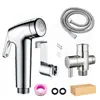 Conjunto Bidê Transfronteiriço Pistola de Spray para Vaso Sanitário Limpeza de Banheiro Bidê para Nádegas Bico de Spray para Vaso Sanitário Chuveiro