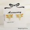 Joias de Moda Feminina Brincos com Pingente de Óleo Versáteis Brincos Fofos Mini Tigre Libélula Urso Presente de Feriado