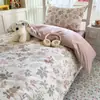 Conjunto de cama de três peças para dormitório de estudante universitário, lençol e fronha de algodão puro, tamanho solteiro, adequado para todas as estações, novo modelo de roupa de cama 2026