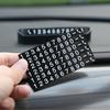 Placa de estacionamento temporária número adesivo digital no carro para complementar o cartão placa de celular acessórios de carro magnéticos macios suprimentos