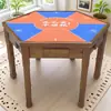 Mesa Pentagonal de Madera Maciza para Ajedrez y Cartas Mesa Baohuang Guandan Mesa Gouji Mesa Hexagonal Mesa Pentagonal Texas Dou Dizhu