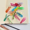 Pintura de Cozimento Colorida Mais Brilhante BB Clip Presilha de Cabelo Infantil Presilha de Queda DIY Presilha para Franja Cor de Doce Acessórios de Cabelo para Cabeça de Metal