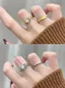 [Eden Star] anillo de circón con sentido de diseño de nicho estilo medieval de dinero antiguo anillo de moda Joker anillo para el dedo índice mujeres