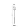 Juego de Cuchillo para Bistec Occidental Estilo Nórdico de Acero Inoxidable 304, Tenedor y Cuchara con Mango Redondo, Cuchara para Sopa y Tenedor para Postre, Vajilla Simple