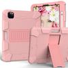 Aplicable a iPad 4 10.9, funda protectora con todo incluido, soporte para tableta, carcasa protectora con armadura de color en contraste