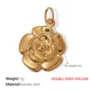 Accesorios de Colgante de Delfín Solar de Acero Inoxidable Transfronterizos Europeos y Americanos Moda Versátil Trébol de Cuatro Hojas Diseño de Elefante Accesorios de Joyería