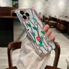 Funda de teléfono transparente de vid negra floral colorida popular de moda para iPhone 17 Pro carcasa blanda
