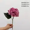 Húmedo al tacto, flor grande individual de hortensia artificial para habitaciones modelo, paisajismo de hoteles, arreglos florales y stock transfronterizo