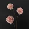 Flores artificiales vintage estilo wabi-sabi, ramos falsos estilo pastoral, hojas de otoño, flores secas, decoraciones de jarrón para el hogar, sala de estar y comedor