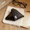 Pinza para el pelo triangular de tela a cuadros vintage, Pinza de tiburón estilo universitario pata de gallo, Pasador estilo coreano para otoño e invierno para la parte posterior de la cabeza