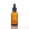 Em estoque, à prova de luz, frascos de âmbar de 5ml e 10ml para óleos essenciais, frascos conta-gotas de vidro, frascos dosadores cosméticos, pequenos frascos de âmbar vazios
