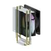 Host de Computadora de Escritorio Transfronterizo Radiador de CPU Tubo de Cobre Doble Universal Enfriado por Aire Multiplataforma Ventilador Silencioso Colorido