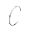 Pulseira Simples Estilo Ins Luxo Acessível Masculina e Feminina Abertura Personalizada Pulseira Estreita de Alta Qualidade Modelo Casal Liquidação