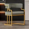 Silla de Maquillaje, Recepción de Salón de Belleza, Sillón Individual, Silla para Salón de Uñas, Silla de Comedor de Lujo Ligero para Mahjong, Otro Metal