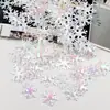 1 Paquete/300 Piezas - Copos de Nieve Navideños, Confeti de Papel para Lanzar en Fiestas, Nieve Artificial DIY Decoraciones para el Hogar