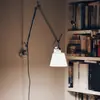 Lámpara de Pared Extensible de Brazo Oscilante Vintage Italiana Artemide de Diseño para Sala de Estar, Estudio, Dormitorio y Lectura junto a la Cama