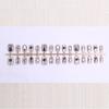 [30 peças] divididas em tiras de código de peças de armadura gatinhos de música usam estudantes de nail art adesivos de unha fofos peças de unha vestíveis