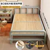 Cama plegable sin instalación para uso doméstico cama individual de 1.2m dormitorio de adulto cama de empalme 2026 cama de tablero de madera dura ahorradora de espacio