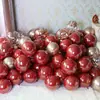 Globos de Boda con Palabras Felices, Globos Rojo Granada de 10 pulgadas para Pedida de Mano, Declaración, Decoración, Fiesta de Cumpleaños, Arreglo de Boda, Romántico