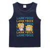 Chaleco de verano 2023 para niños, camisa informal de algodón estilo coreano con parte inferior absorbente de sudor, camiseta interior deportiva sin mangas Guo Guo para niños