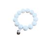 Jade blanco natural raíz de bodhi cuentas redondas grandes colgante de loto tallado accesorios para hombres y mujeres pareja pulsera de cuentas de Buda para llevar en la mano